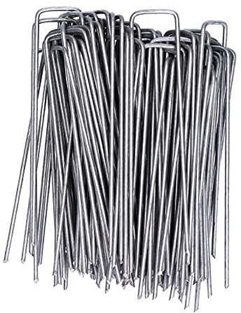 100 St Pinnar, Smidda Pinnar, Stålpinnar, Landskapsstift, Lätt Att Fixa, Landskap, Gräsmatta, Trädgård, Konstgräs, Presenning, Elstängsel, Markskydd, Bevattningsrör, etc.