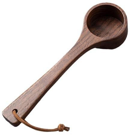 Wooden Coffee Scoop, Wooden Tablespoon Scoop - Sugar and Salt Spoons - Scoop for Canisters, Measuring Powder Scoops for Ground Coffee, Tea, Sugar