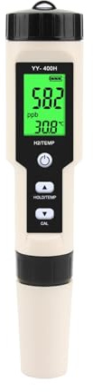Wassertest H2/TEMP Meter 0-4000ppb Digitaler Wasserstoff-Wasserqualitätsmonitor Tester ATC for Trinkaquarien Labor mit hoher Empfindlichkeit