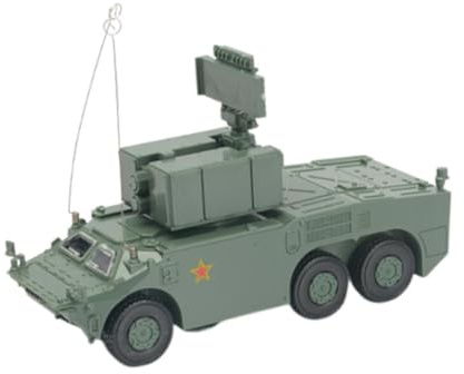 Oshhni Kits de construcción de vehículos Blindados a Escala 1/72, Kit de construcción de Coches de Batalla, Adorno, Modelo de camión blindado para Regalo, Verde