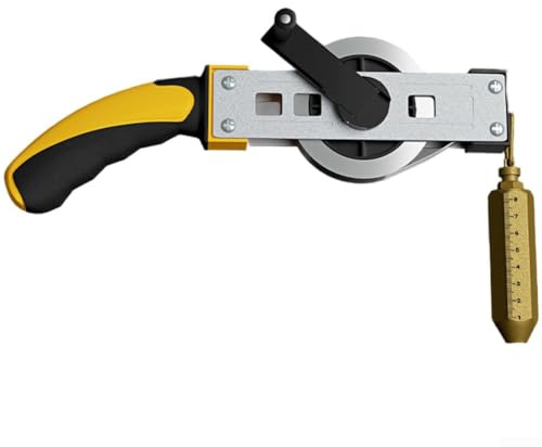 babominimer Asta di livello dell'olio in metallo con ancoraggio in ottone e impugnatura in gomma, per misurare il livello dell'olio del serbatoio del carburante, in acciaio al carbonio da 300 mm (5 m)