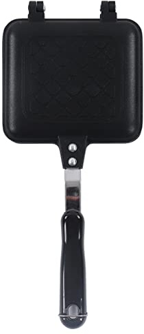 Omabeta Maker, Panini Press Grill Padella Antiaderente in Lega di Alluminio a Doppia Faccia per Dormitorio da di Piccole Dimensioni
