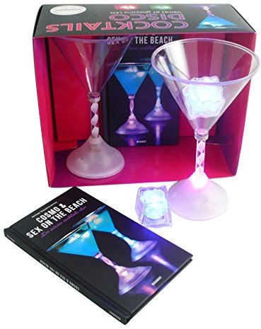 Cocktails disco: Verres et glaçons LED