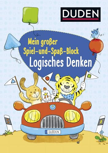 Duden: Mein großer Spiel- und Spaß-Block: Logisches Denken: Wahrnehmung und Konzentration (Rätselblock Kindergarten ab 4 Jahren, Band 3)