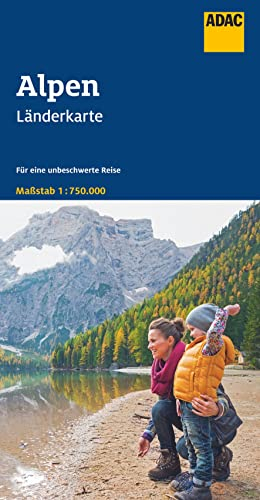 ADAC Länderkarte Alpen 1:750.000