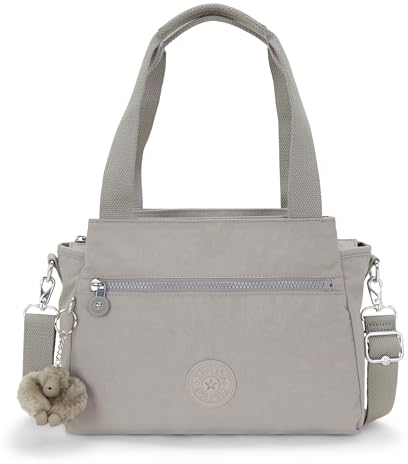 Kipling Damen Elysia Handtasche, Grau Gris