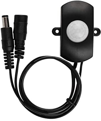 Hsthe Sea DC 5V-24V 5A PIR Motion Activated Sensor Switch with DC Coupler Cable for LED Strip Light