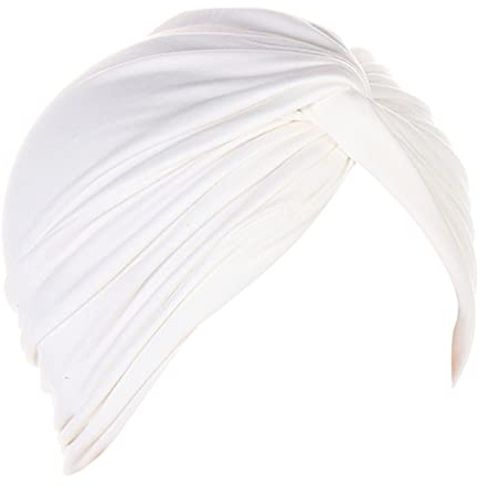 Zhiyao Bonnet turban en coton pour femme - Multifonctionnel - Turban indien - Écharpe musulmane pour perte de cheveux - Alopécie - Vacances 2023