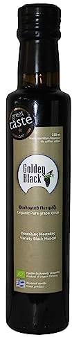 Golden Black Jarabe de Uva Puro Ecológico Griego Variedad Moscatel Negro 250 ml