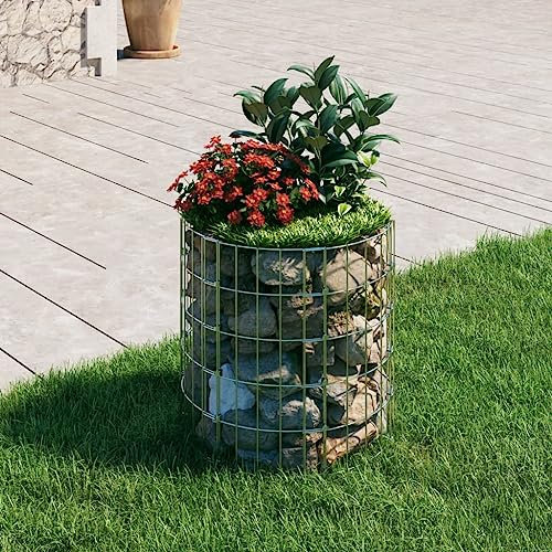 SKM Poteau à Gabion Circulaire Acier galvanisé Ø50x50 cm, Weight:2.85 kg,152015