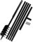 vidaXL Steel Ground Drill with Handle - Robust Rotary Hammer Drill, 120 mm Dia & 5 m Extension Tubes for Garden, Aeration, Soil Mixing