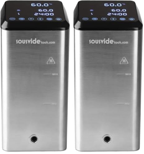 SousVideTools | Sous Vide Cooker iVide Plus | Water Bath Thermal Circulator (Pack of 2)