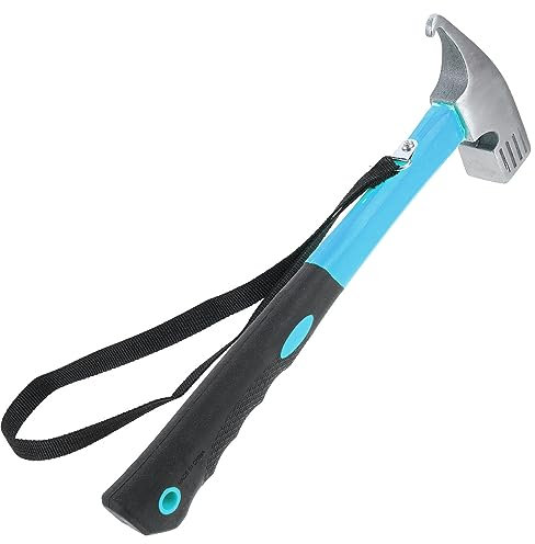FOYTOKI Outdoor-Hammer Campinghammer Für Zeltheringe Tragbares Campingwerkzeug Ergonomischer Griff Integrierter Flaschenöffner