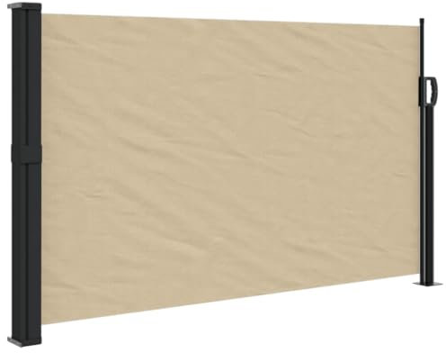 vidaXL Toldo Lateral retráctil Beige 120x600 cm
