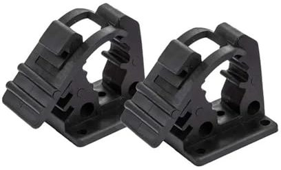 GSJNHY 2-teilige Halterungen, Klemmzubehör, Schaufelhalterung for Autodachträger, Axthalter, Halterungssatz, Autozubehör, Boote, Ausrüstungsklemmen(2Pcs Black)