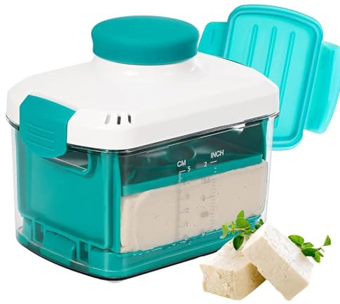 Vegan Bean Curd Presser, Bean Curd Press Drainer, Tofus Press Machine, Adjustable Tofus Presser for Firm or Extra Firm Tofus, Vegan Cooking Utensils