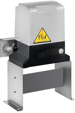 Apricancello automatico scorrevole Operatore elettrico AC600 for apricancello scorrevole 1400 libbre con 2 telecomandi Velocità di movimento 43 piedi per cancelli scorrevoli pesanti