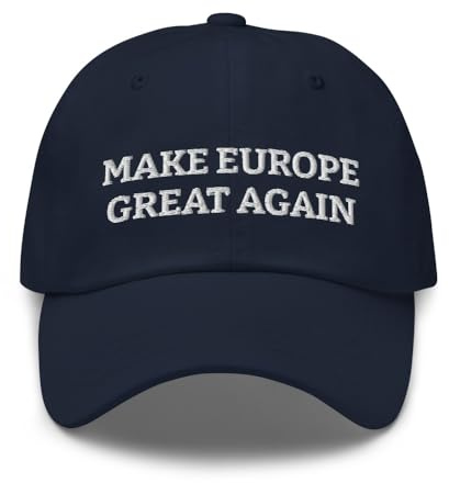 nesell, Casquette réglable Make Europe Great Again en Coton Chino de Haute qualité