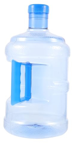 Bonbonne Eau Bouteille Eau 5l Pc avec Poignée pour Transport Voiture | Bouteille d'Eau de 5 Litres, Bouchon Vissé, Compatible Distributeur, Étanche, Nettoyage Facile