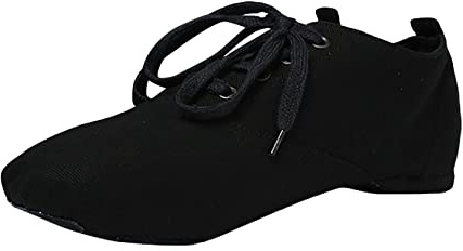 Espadrille Femme - Kvinnor Ballerina Casual Dansskor Mode Trästövlar Andningsbara Låga Stövlar Enfärgad Skor Mjuk Sole Elegant Promenadstövlar, Svart, 42 EU