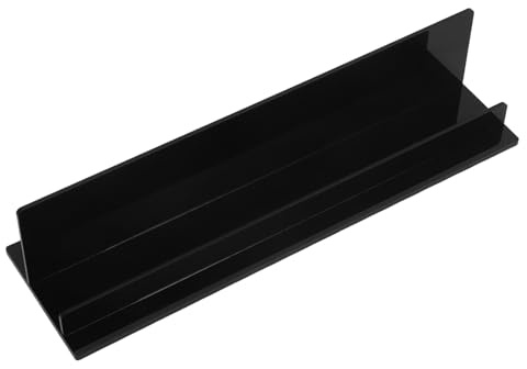 iplusmile Présentoir pour Disques Vinyles en Acrylique Transparent Support de Rangement Réglable pour Albums et Magazines Organisateur de Bureau Polyvalent pour Salon et Studio Film