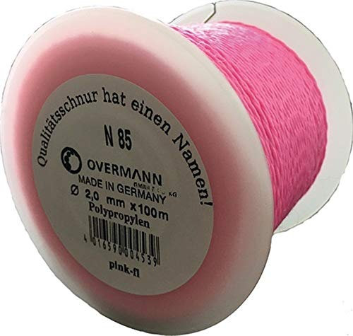 Pflastererschnur 60kg Polypropylen, pink, 100m, 6 Stück