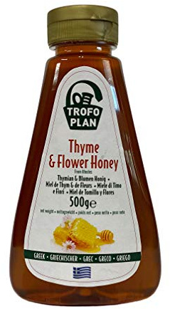 TrofoPlan Griechischer Thymian & Blumen Honig aus Rhodos, 500 g