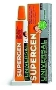 Colle universelle transparente sans solvant tube 20 ml. Boîte de présentation