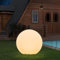 MALUX LED Kugelleuchte, Sphäre Gartenleuchten mit 16 Farbe Dimmbar & 4 RGB Beleuchtungsmodi, Wiederaufladbar IP67 Schwimmende Pool Kugellampe für Außen Rasen Hinterhof Patio Teich Inneren (30CM)