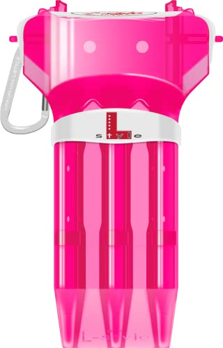 L-Style Dart Case Krystal One von Thor-Sports in diversen Farben/Darts Wallet/Hardcase (Krystal One, pink)