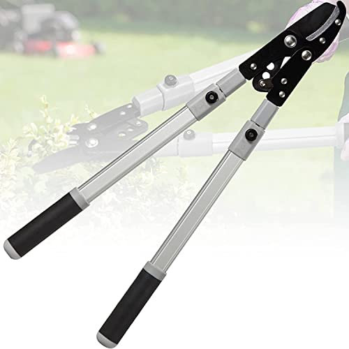 HACSYP Forbici da Giardino, cesoie Portatili 41 '' Potatore telescopico for Alberi for impieghi gravosi, troncarami Professionale 5 cm Troncarami for Alberi Taglia Rami