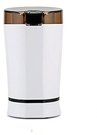 Macinacaffè elettrico 220V Mini macinacaffè da cucina Macina sale e pepe Fagioli Spezie Semi di noci Macinino per chicchi di caffè (Colore : Viola) (Bianco)