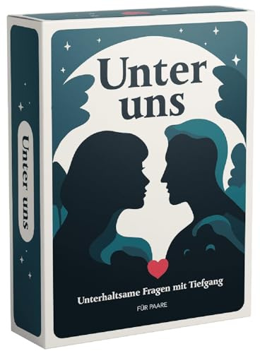 TIPSI Unter Uns - Spiel für Paare zu zweit | Mit lustigen & tiefen Fragen für 2 Personen | Pärchen Geschenke für Freund oder Freundin | Jahrestag Geschenk für ihn & sie oder zum Valentinstag