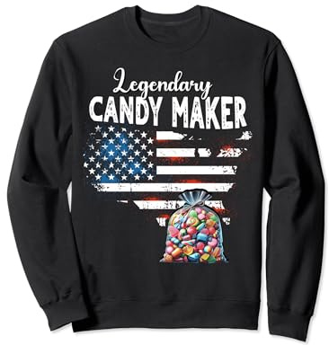 US Flag Candy Maker Sweatshirt