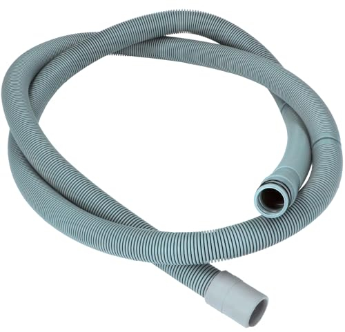 Tubo Desague de Lavavajillas 1,75 m con Interior Ø 20/21 mm y Exterior Ø 25/27 mm con Código Original 482000022012 C00273284 para Whirlpool, 758973779 para Smeg - MADE IN EU - ONIX TECH