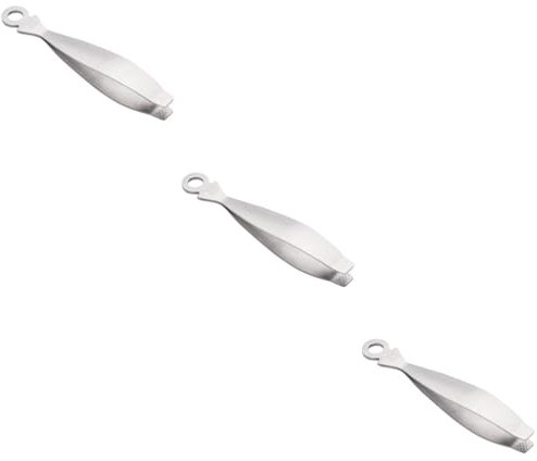 LABRIMP 3pièces Pince à De Poisson Acier Outil De Cuisine Ergonomique pour Retirer Arêtes Également Utilisable pour Épiler Poils De Poulet
