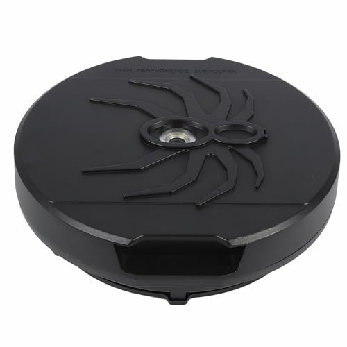 Akozon Aktiver 12-Zoll-Ersatzreifen-Subwoofer, 400 W RMS, 4 Ohm, Premium-Bassbetriebener Ersatzreifen-Subwoofer, Fahrzeug 12 V