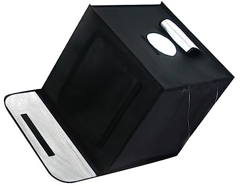 QUMIIRITY 1stück Faltbare Fotobox Professionelles Mini-fotostudio Tragbare Lichtbox Für Optimale Bildqualität Platzsparend Und Energieeffizient Für Produktfotografie Und Kreative