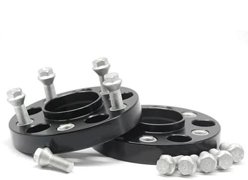 JAYWIS Spurverbreiterungen Auto Spurverbreiterungen Für VW Für Bora Für Golf III IV Für Passat Für Polo Räder Spacer Hub Spacer(Schwarz 50mm)