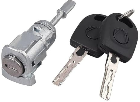 Türschloss Stellmotor Mit 604837167 Türschloss Passend Für VW Für Golf 4 Mk4 IV Für Bora Für Jetta Für Passat Lupo Für Polo 9N Vorne Links Zylinder – Mit 2 X Schlüssel Zentralverriegelungen