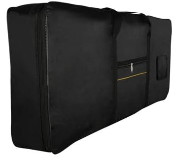 HUWOYG wasserdichte Klaviertasche, 61 Tasten, Keyboard-Tasche, Transport von Instrumenten, ca. 99 x 40 x 13 cm, leichtes Oxford-Gewebe Für Klavier