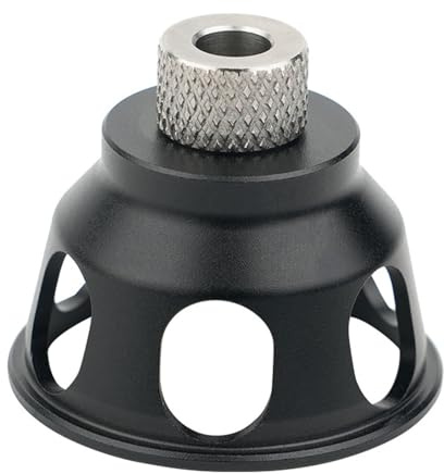 Cocoarm Localizador de Perforación Vertical de Larga Duración con 3-10 Mm de Bit-bit-jig para una Capa de Orificio Precisa en el Trabajo de Carpintería de Madera 1 X Localizador, 8 X Concha Aburrida