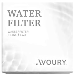 Avoury Wasserfilter – Für Avoury One Teemaschine – Optimale Wasserqualität & Aroma – Weniger Kalk – Einfache Anwendung (Schwarz)