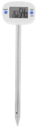 QAXRZCUCD Hygromètre Numérique De Sol, Testeur D'humidité Et Température avec Sonde for Le Jardinage l'agriculture PréCis Et Fiable