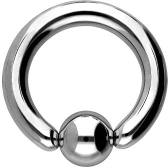 PIERCINGLINE Titan Klemmkugelring BCR Piercing für Lippe Ohr Tragus Helix | Farb & Größenauswahl