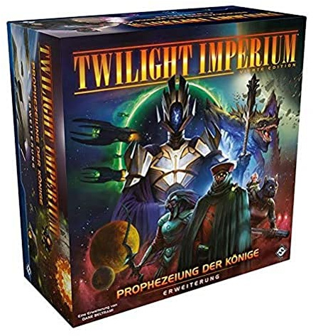 Fantasy Flight Games, Twilight Imperium 4. Edition – Prophezeiung der Könige, Erweiterung, Expertenspiel, Strategiespiel, 3-8 Spieler, Ab 14+ Jahren, 240+ Minuten, Deutsch
