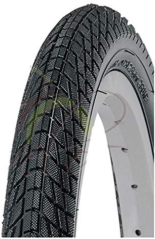 ECOVELO 1 Reifen 16 x 1,75 (47-305) für Kinderfahrrad | schwarzer Straßenreifen aus Gummi Bike Fahrrad