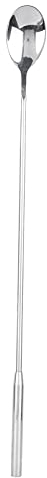 Akozon 30 cm Bar Spoon, 1 x Stainless Steel Long Hanlde Cocktail Spoon Stirrer Spoons Shaker with Smooth Handle