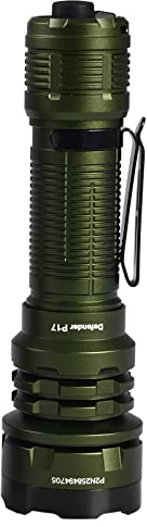 ACEBEAM Defender P17 Taktische Taschenlampe mit Dual-Tail-Schalter, 4900 High Lumen Taschenlampe led aufladbar,487 Yards lange Wurf-Taschenlampe mit Reverse-Clip,Instant Strobe für Notfall, Sicherheit