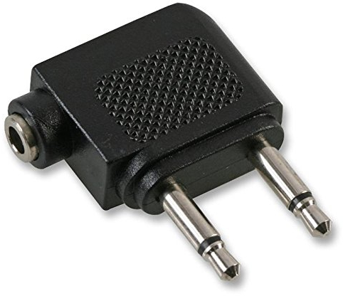 Flugzeug-/Airline-Kopfhörer-Adapter, Inter-Serie-Adapter, 1 Stück
